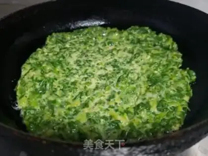 Make Chicken egg pancakes step 5