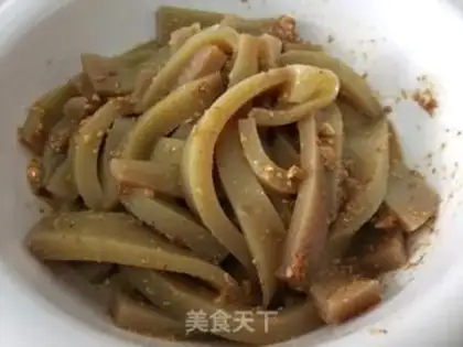 Make Mustard peanut sesame soybeans step 4