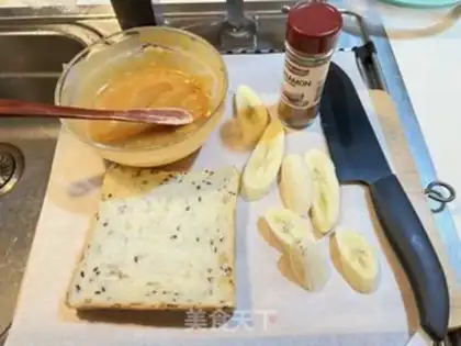 Make Cinnamon banana toast step 0