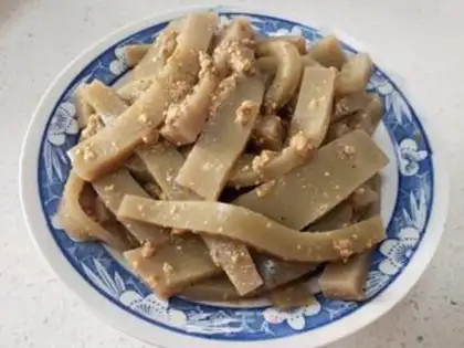 Make Mustard peanut sesame soybeans step 5