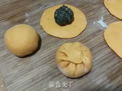 Make Pumpkin butter buns step 13