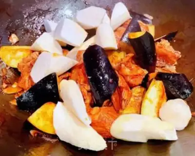 Make A white eggplant chop step 10