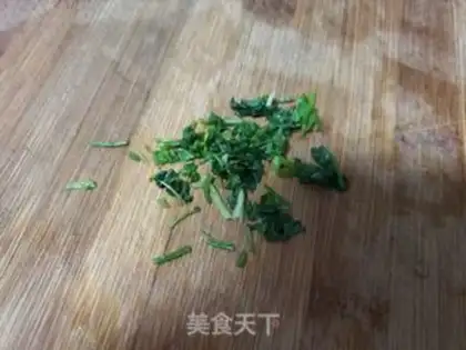 Make Puffed with green beans step 3