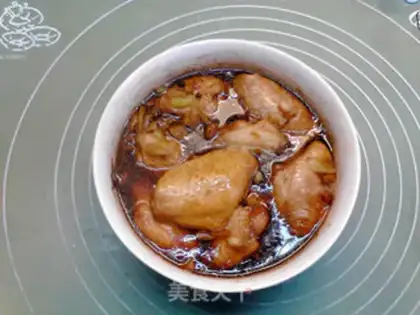 Make Green pepper steamed chicken wings step 5