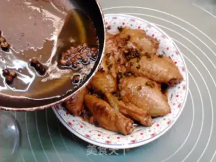 Make Green pepper steamed chicken wings step 10
