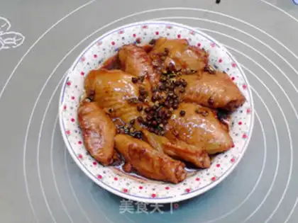 Make Green pepper steamed chicken wings step 11