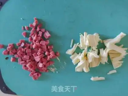 Make Ham cheese scone step 1