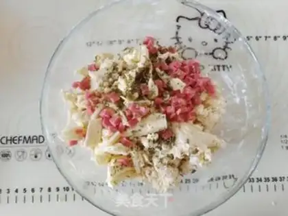 Make Ham cheese scone step 4