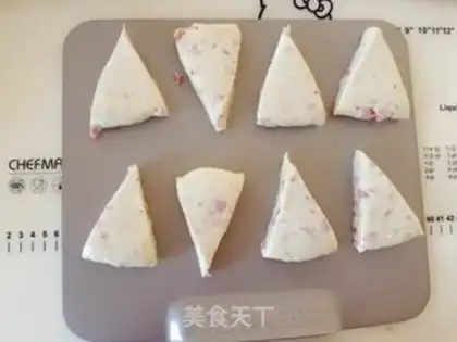 Make Ham cheese scone step 8