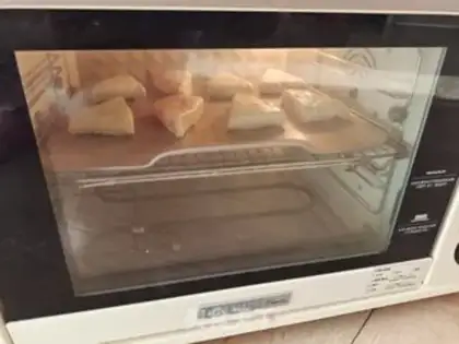 Make Ham cheese scone step 9