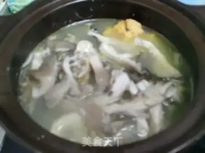 Make Fish seed mushroom soup step 5