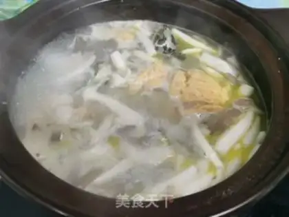Make Fish seed mushroom soup step 7