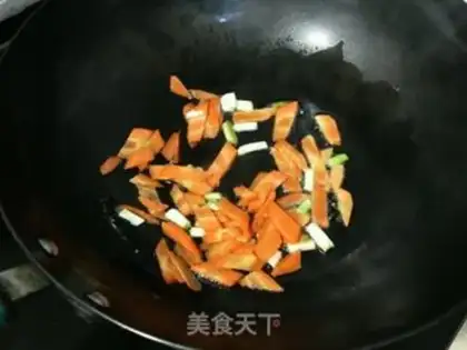 Make Carrot mushrooms and cabbage step 1