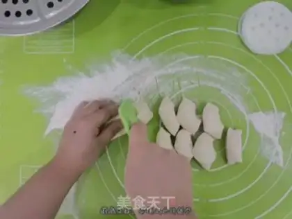 Make A sausage bun step 8