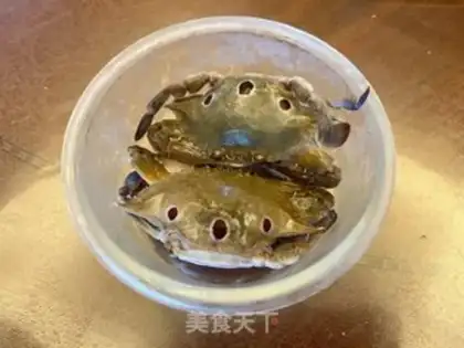Make Crab congee step 0