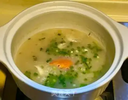 Make Crab congee step 3
