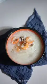 Make Lobster shrimp congee step 3