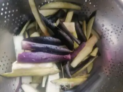 Make Soybeans for eggplant step 1