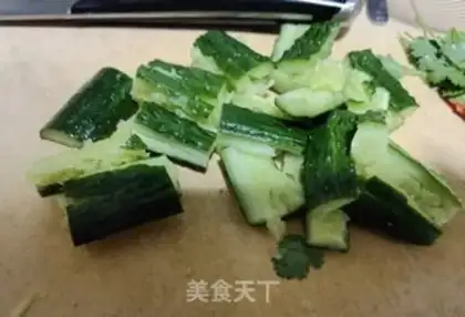 Make The cucumber cucumbers step 2