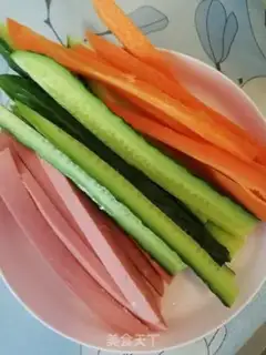 Make The veggies step 0