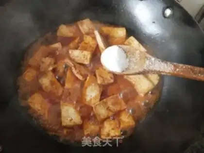 Make Korean chili tofu step 6