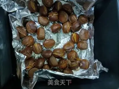 Make Air-cooked roast chestnuts step 4