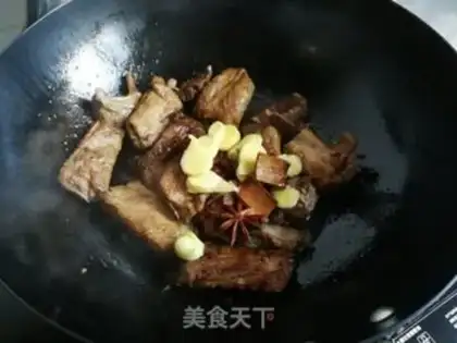 Make A pot of stew for the ribs step 5