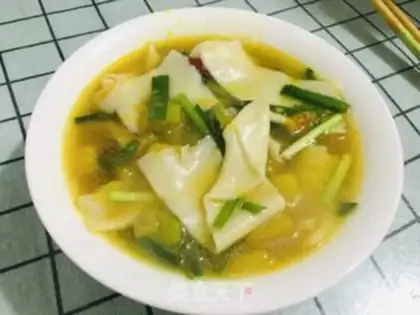 Make Pumpkin soup noodles step 8