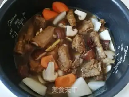 Make A pot of stew for the ribs step 9
