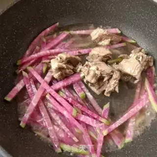 Make A radish lamb chop step 8