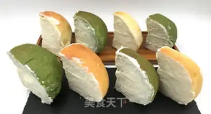 Make Net milk cheese buns step 20