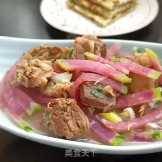 Make A radish lamb chop step 14