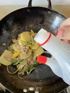 Make Potato fried meat step 8