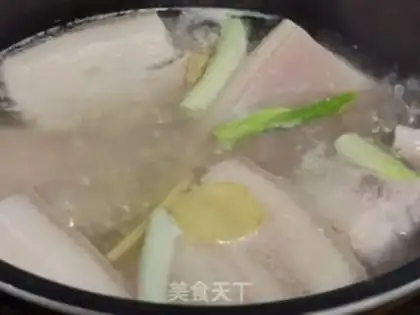 Make Burn meat to the bowl step 0