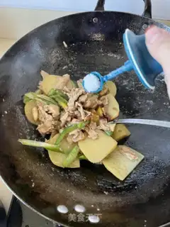 Make Potato fried meat step 10