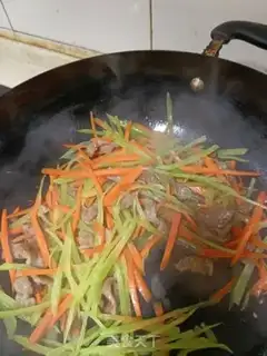 Make Beef fried vegetables step 4
