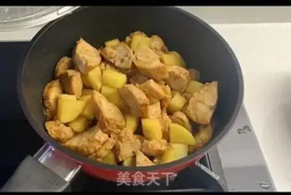 Make A wide-banded meatloaf with potatoes step 6