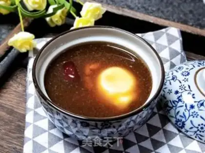 Make Cream and sugar egg soup step 11