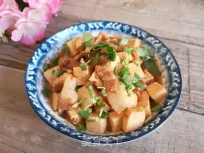 Make Five flowers and tofu step 8