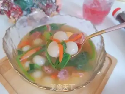 Make The salty little soup step 17