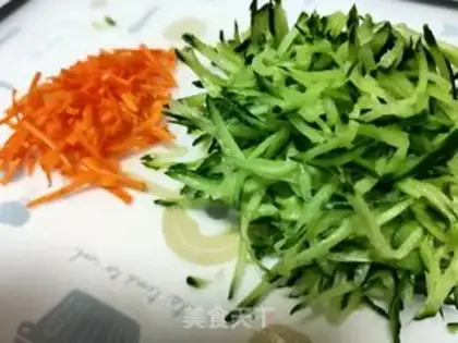 Make Chicken silk peel step 3