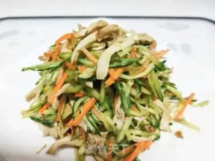 Make Chicken silk peel step 8