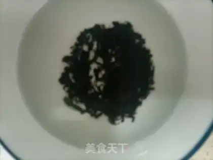 Make Sea skirts with eggflower soup step 1