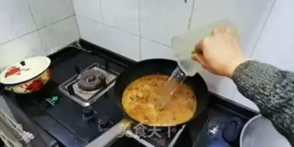 Make Chicken, red soup, tomato pan step 12