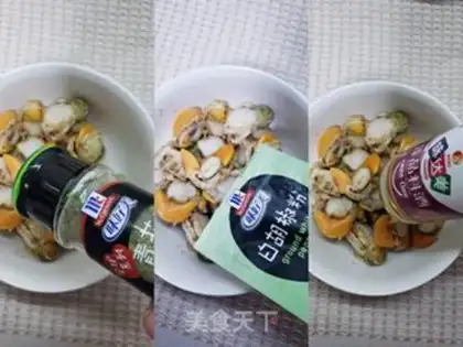 Make A fan of peppers step 1