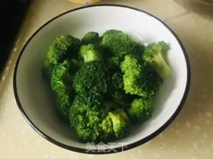 Make Home burning broccoli step 5
