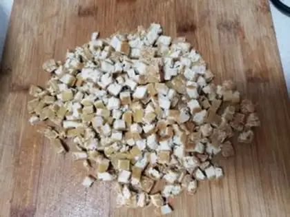 Make A tofu toad bun step 2