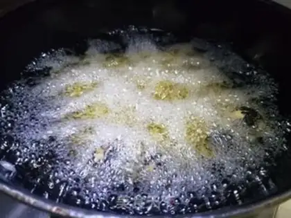 Make Potato ashball step 13