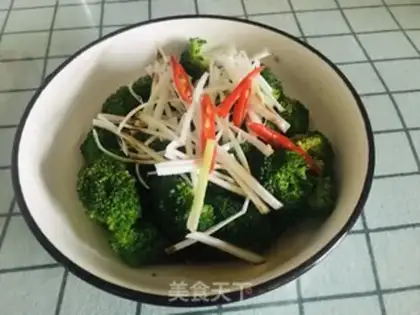 Make Home burning broccoli step 9