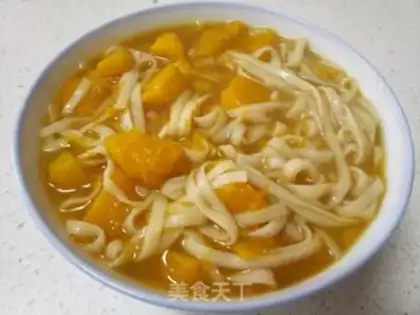 Make Pumpkin noodle step 7